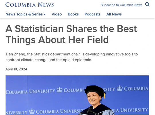 An Interview with Columbia News (April 2024)