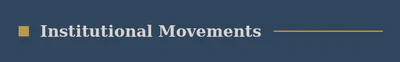 Institutional Movements